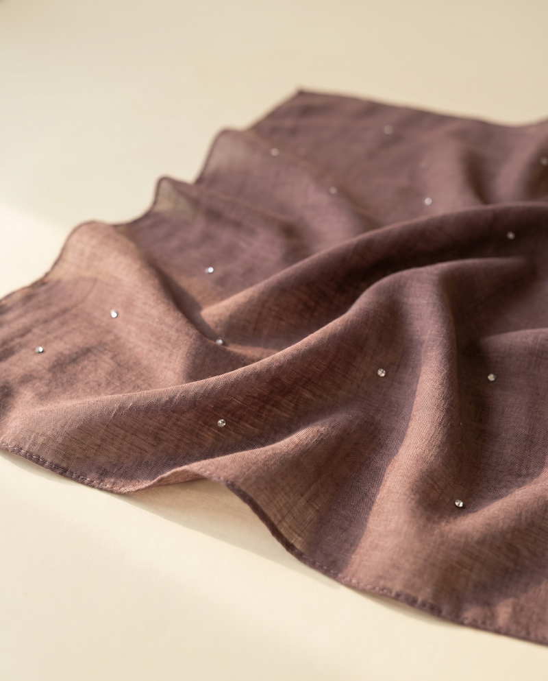 Tudung Bawal Tiara Cotton Batu