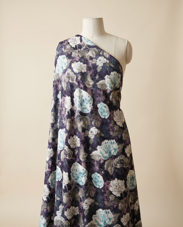 Exclusive Crepe Studded (leonard/jacquard) — Rose Teal