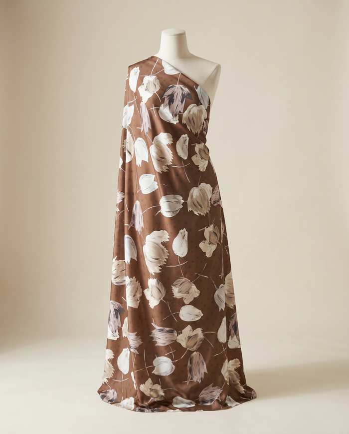 Exclusive Crepe Studded Leonard — Dark Brown Magnolia