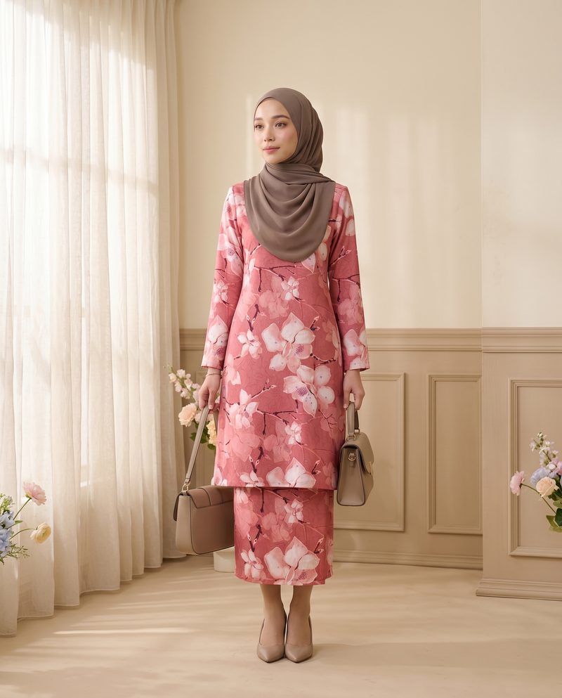 Ruby Red Floral
