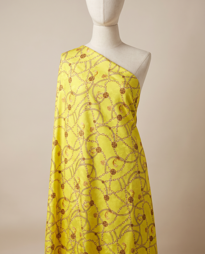 Jacquard Versace — Warm & Neutral — Yellow Chain