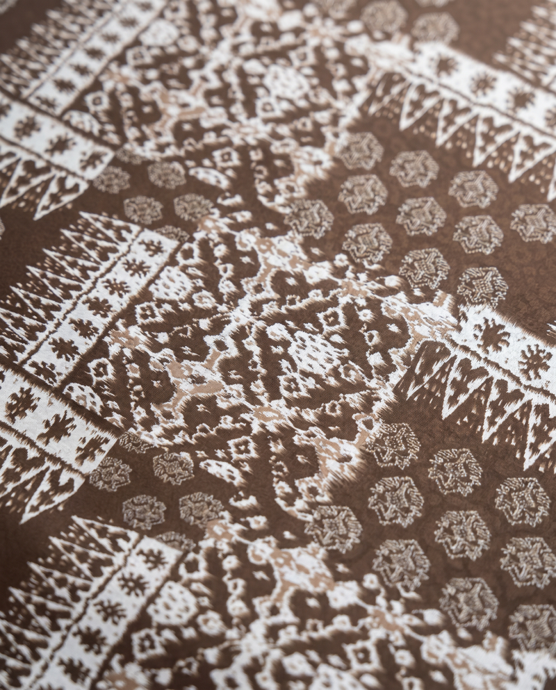 Brown Ikat Tribal