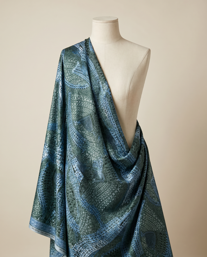 Blue Basketweave