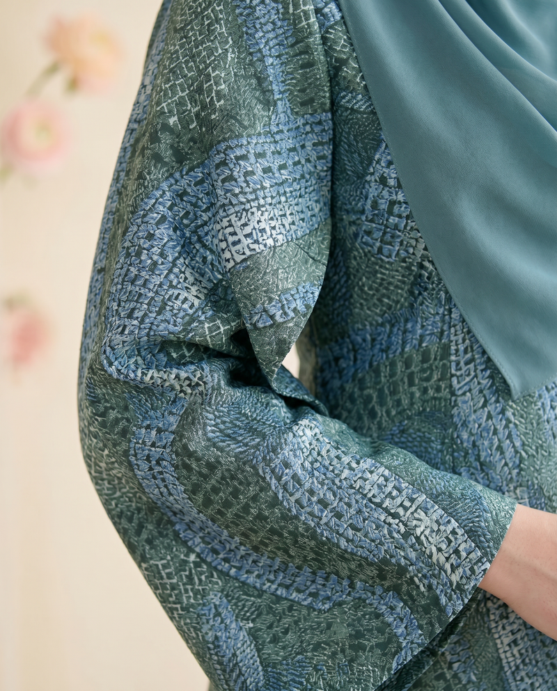 Blue Basketweave