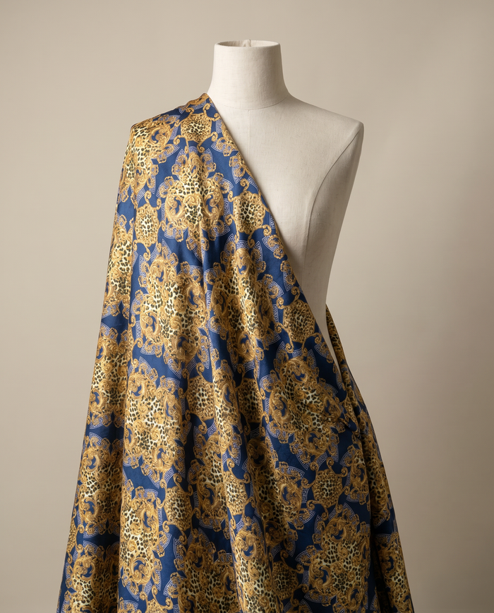 Jacquard Versace — Cool Tones — Blue Dot