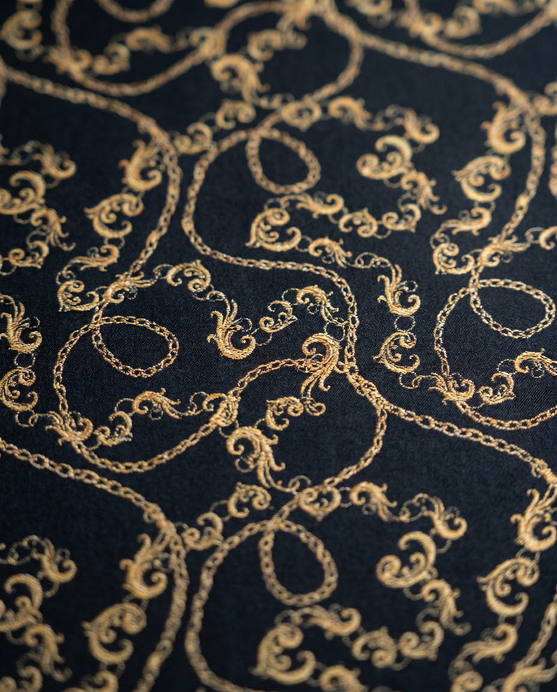 Black Scrollwork Chain