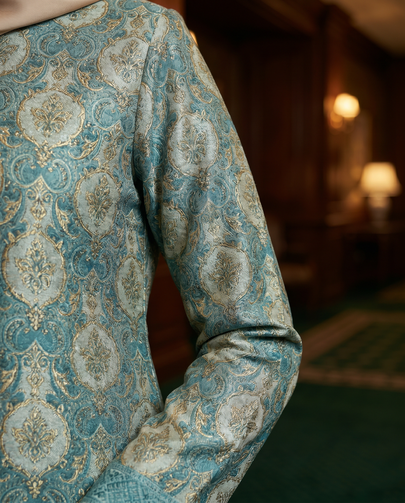 Green Acanthus Scroll