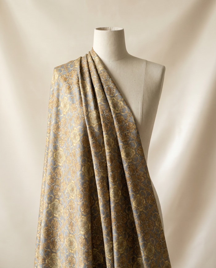 Jacquard Versace — Warm & Neutral — Grey Damask