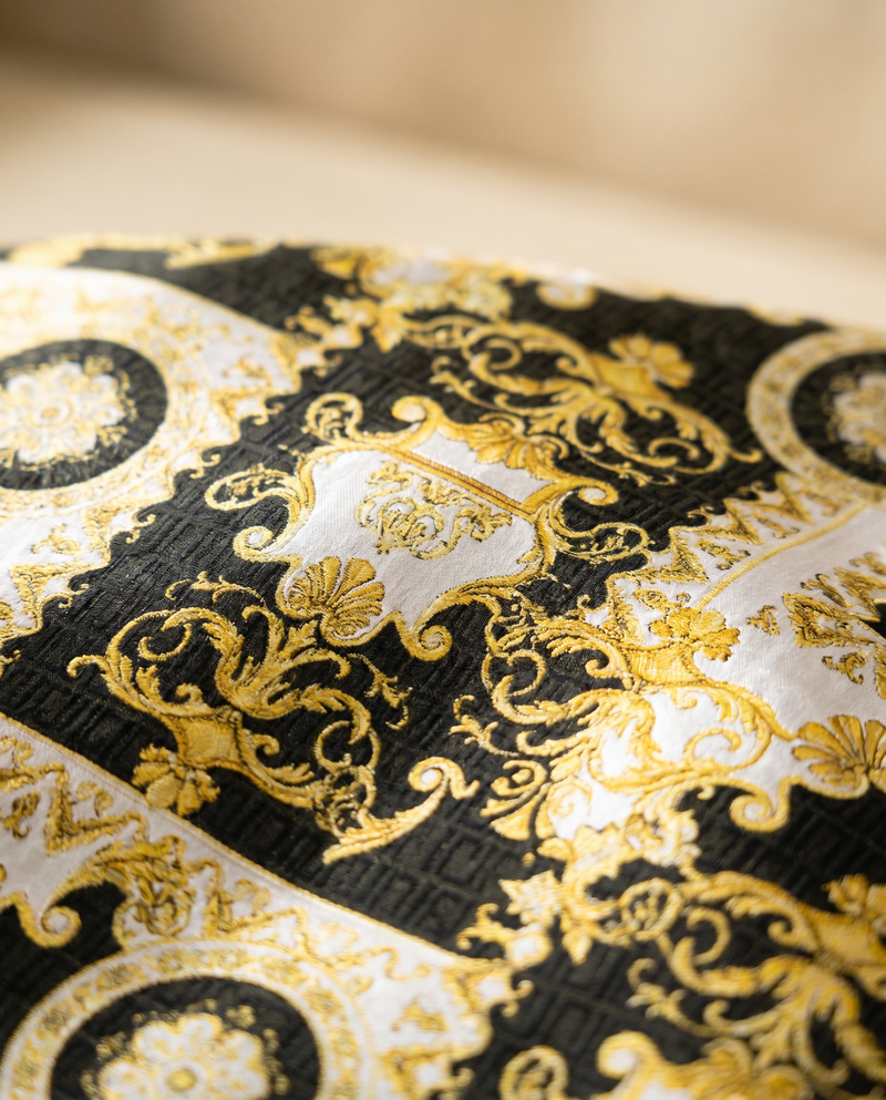 White Painterly Scrollwork