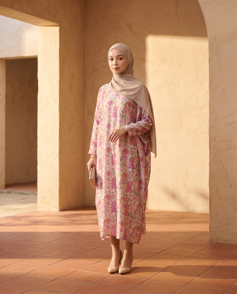 Pink Damask