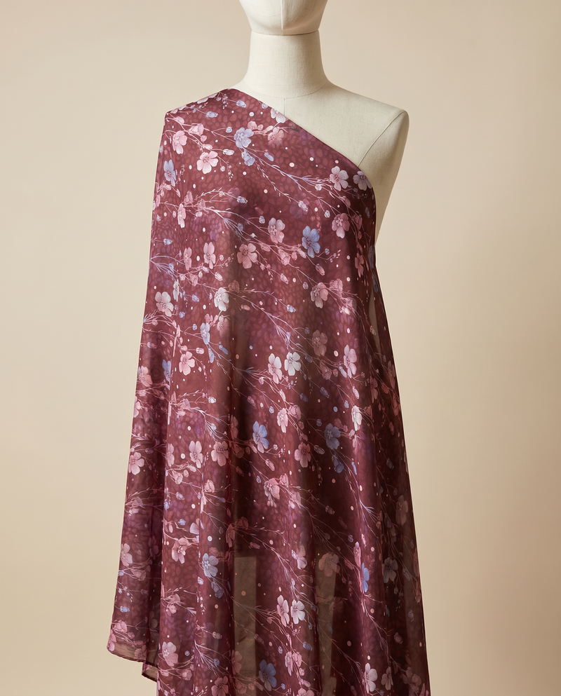 Maroon Floral