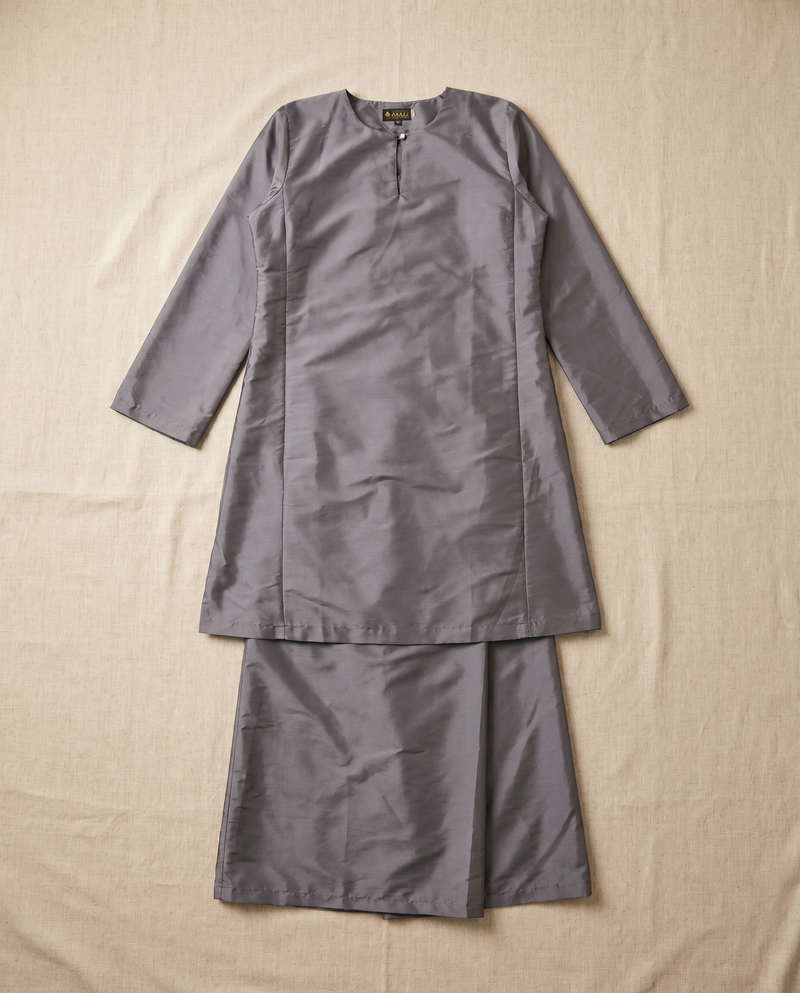 Baju Kurung Kemboja Plain Tafetta