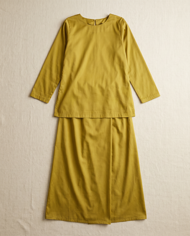 Baju Kurung Kemboja Plain Tafetta