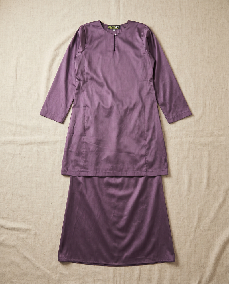 Baju Kurung Kemboja Plain Tafetta