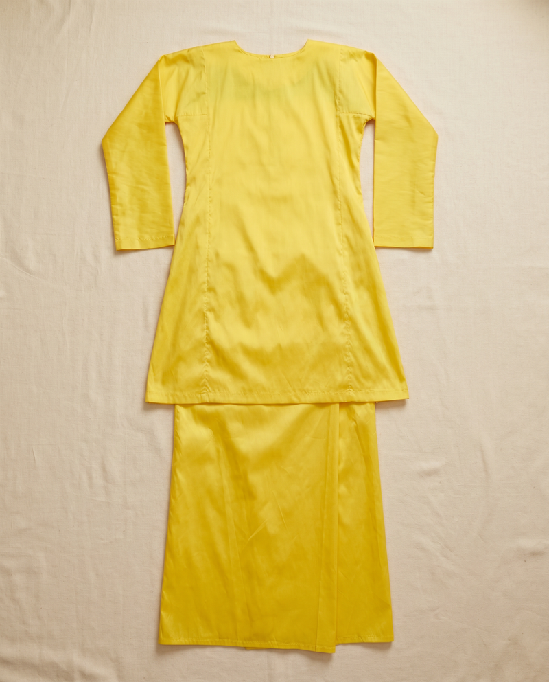 Baju Kurung Kemboja Plain Tafetta