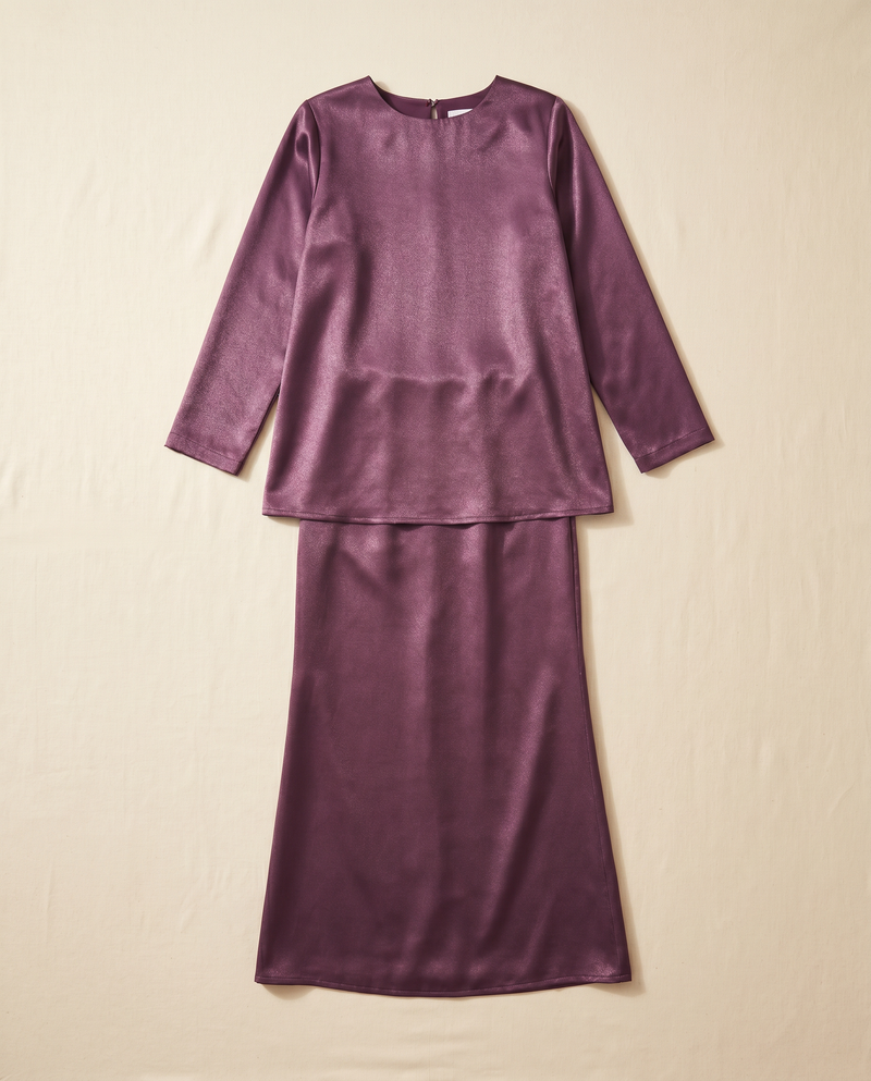 Baju Kurung Anggun Seri Metallic Shining