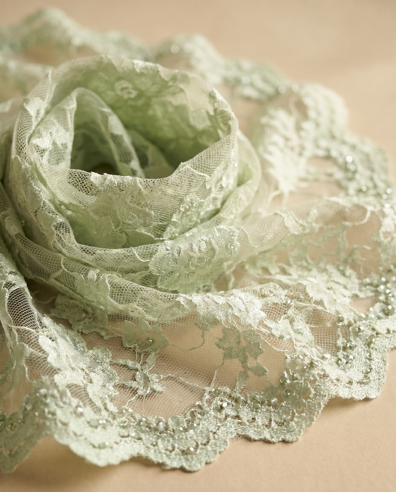 Light Green — Selendang Japanese Lace