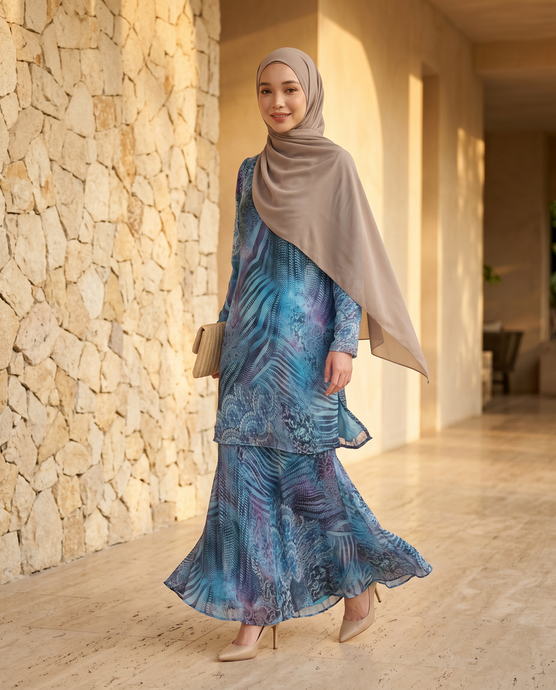 Silky Chiffon Puff