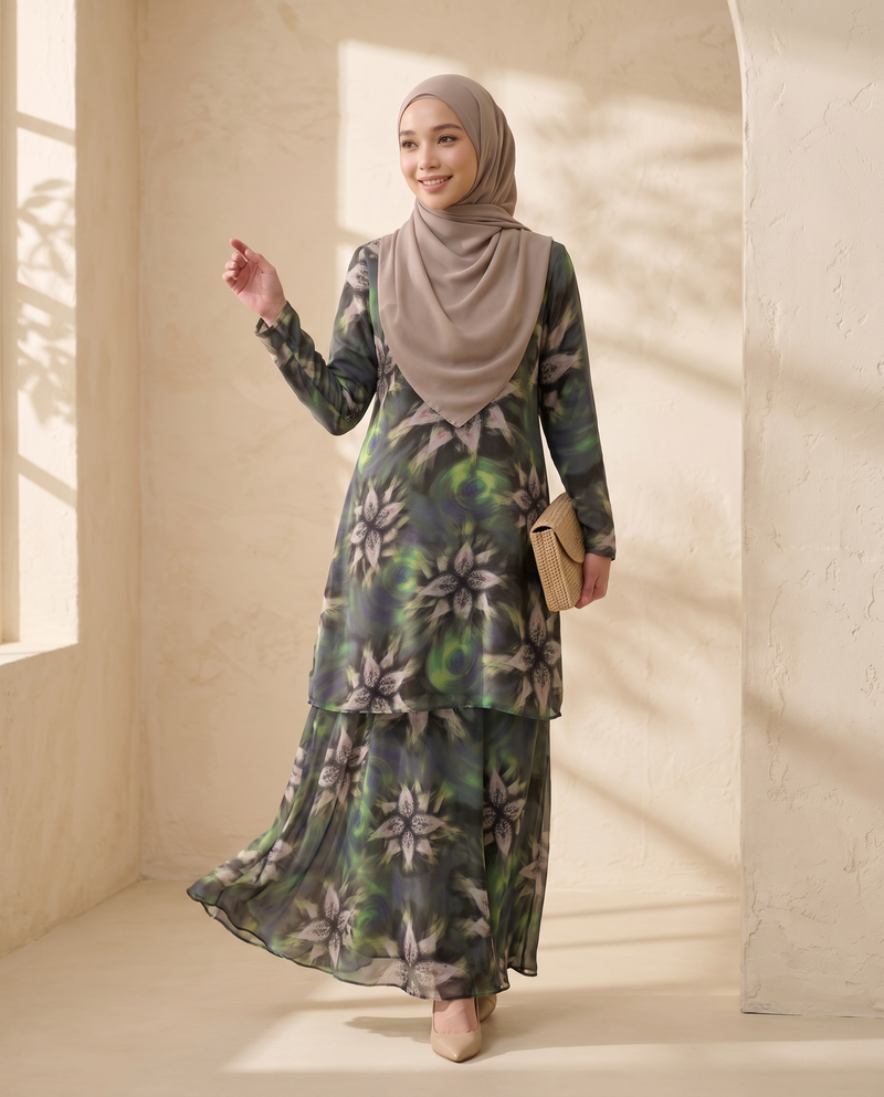 Silky Chiffon Puff