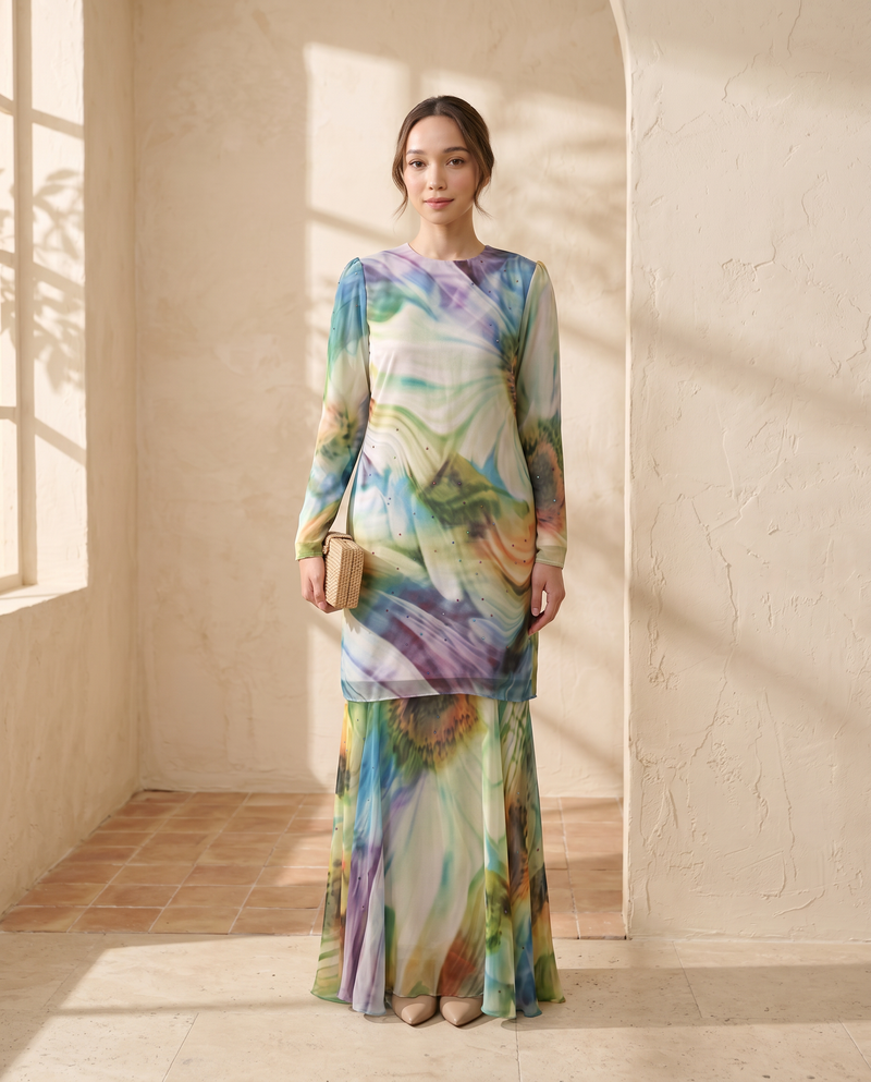 Silky Chiffon Puff