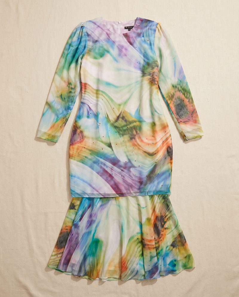 Silky Chiffon Puff