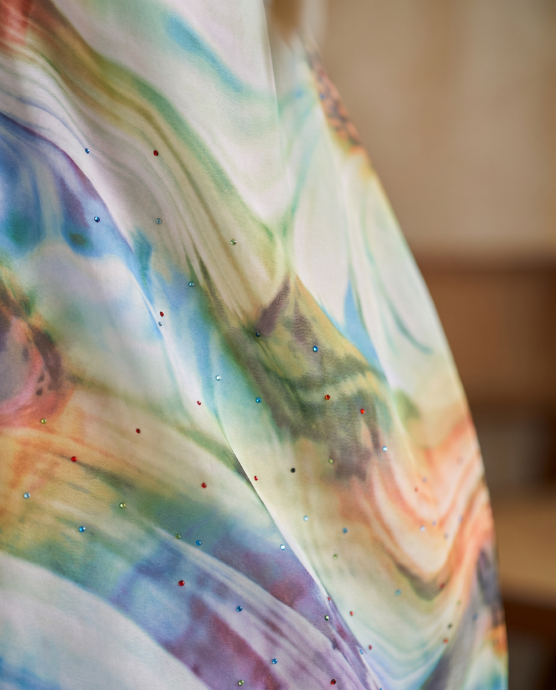 Silky Chiffon Puff