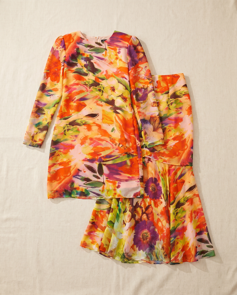 Silky Chiffon Puff