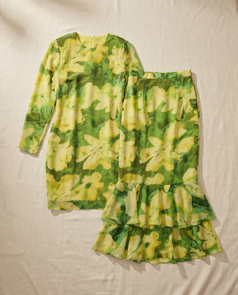 Silky Chiffon Puff