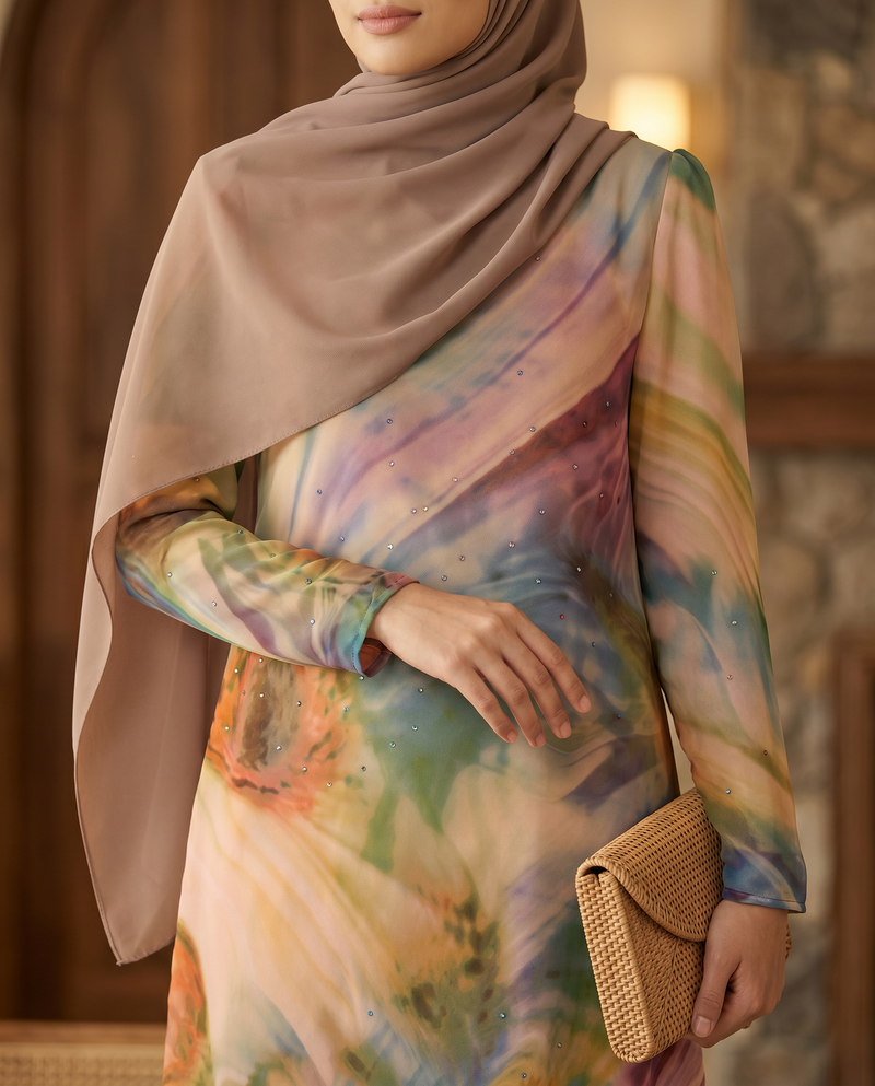 Silky Chiffon Puff