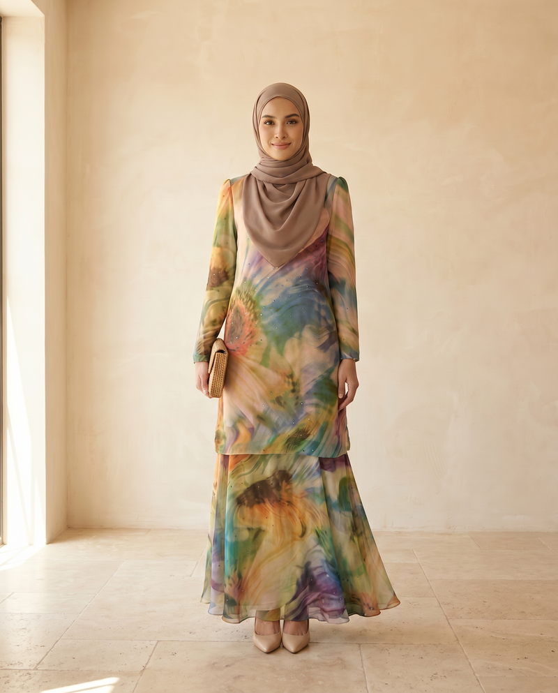 Silky Chiffon Puff