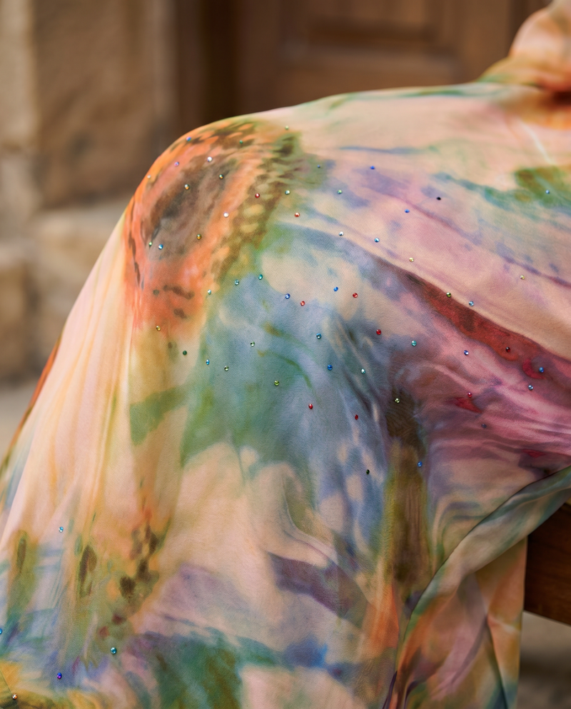 Silky Chiffon Puff