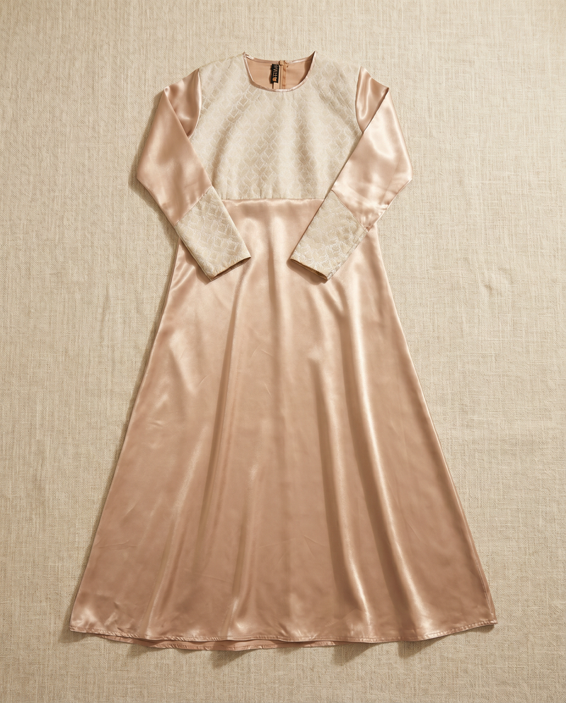 Jubah Songket Soft Satin