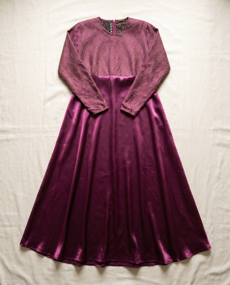 Jubah Songket Soft Satin