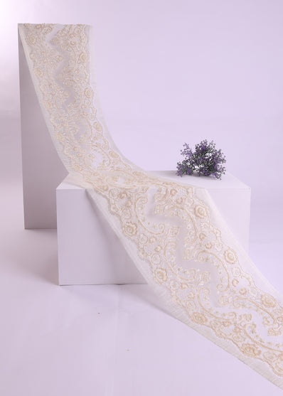 Premium Beaded Border Lace