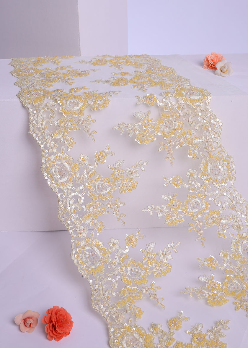 Beaded Border Lace