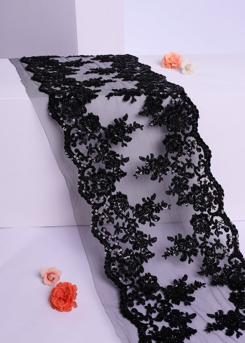 Beaded Border Lace