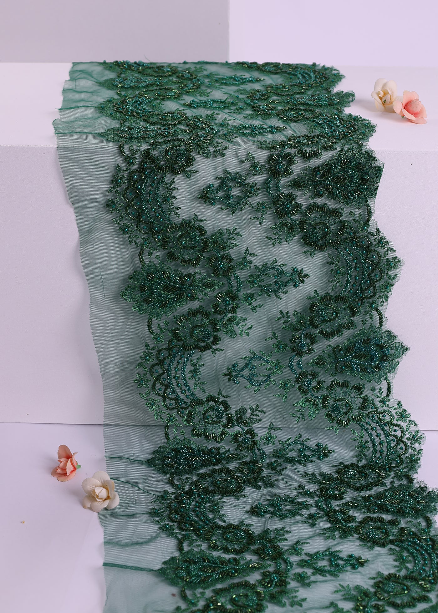 Premium Beaded Border Lace
