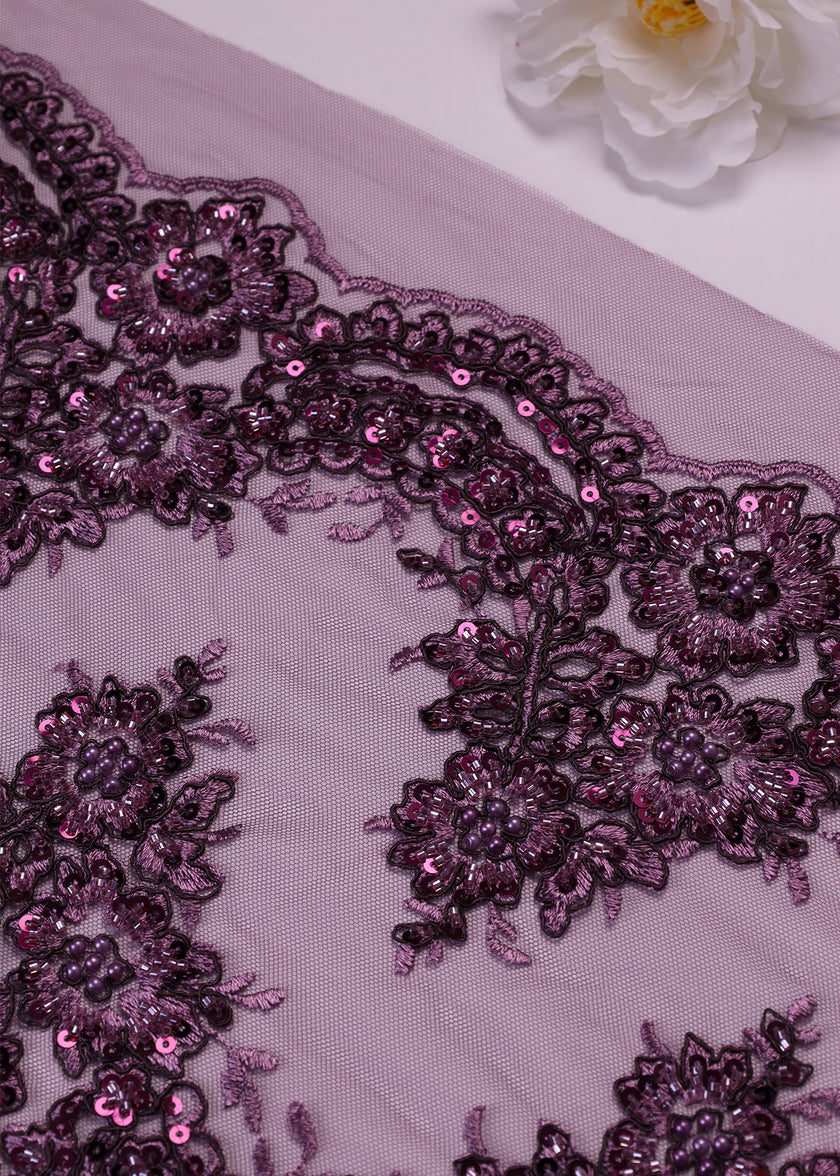 Beaded Border Lace