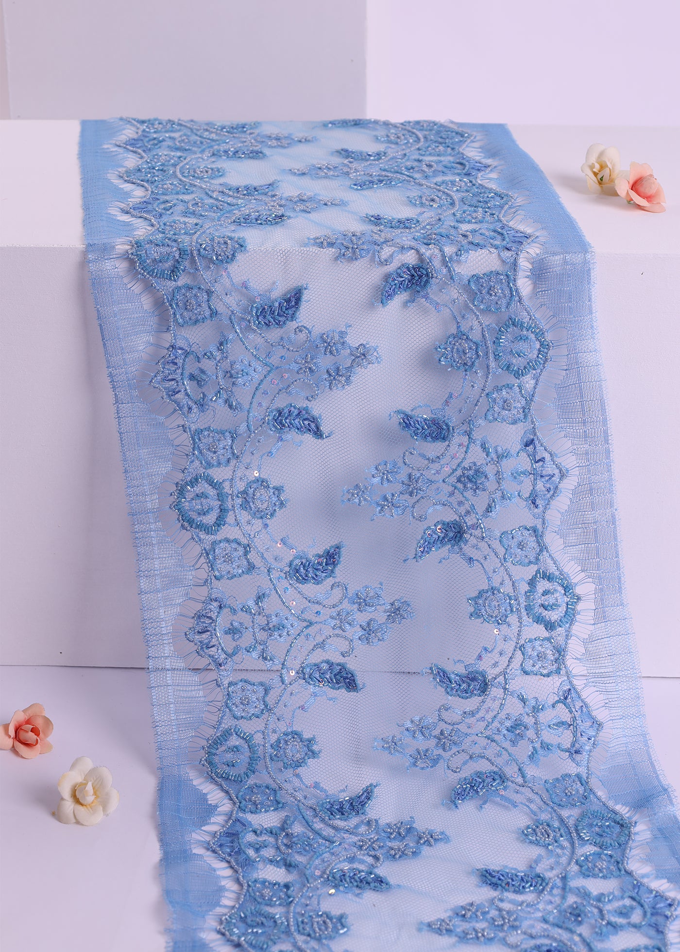 Premium Beaded Border Lace