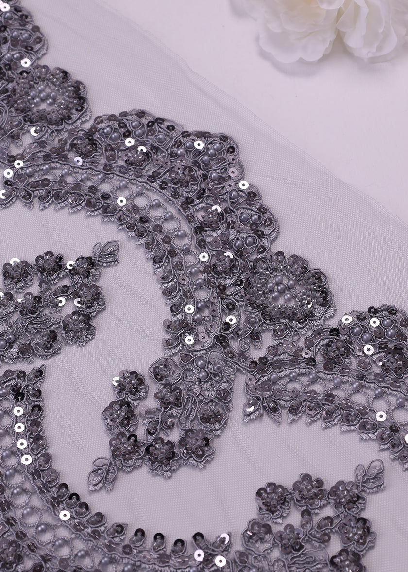 Beaded Border Lace