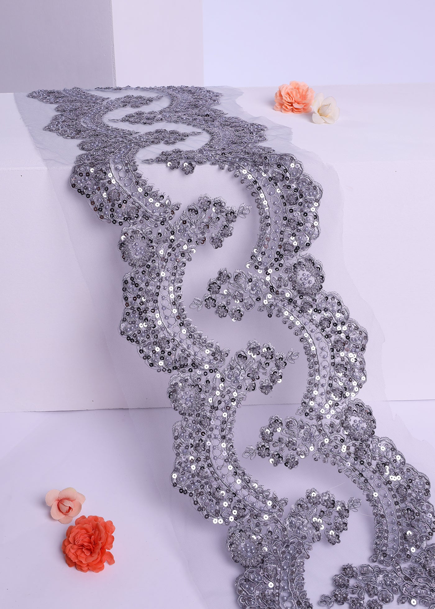 Beaded Border Lace