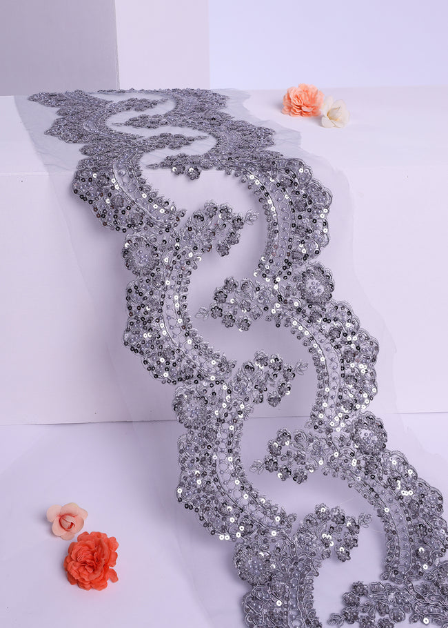 Beaded Border Lace