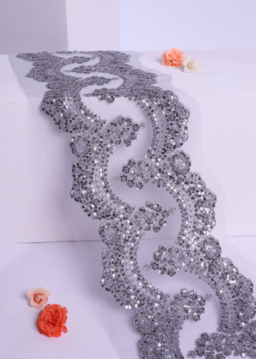 Beaded Border Lace