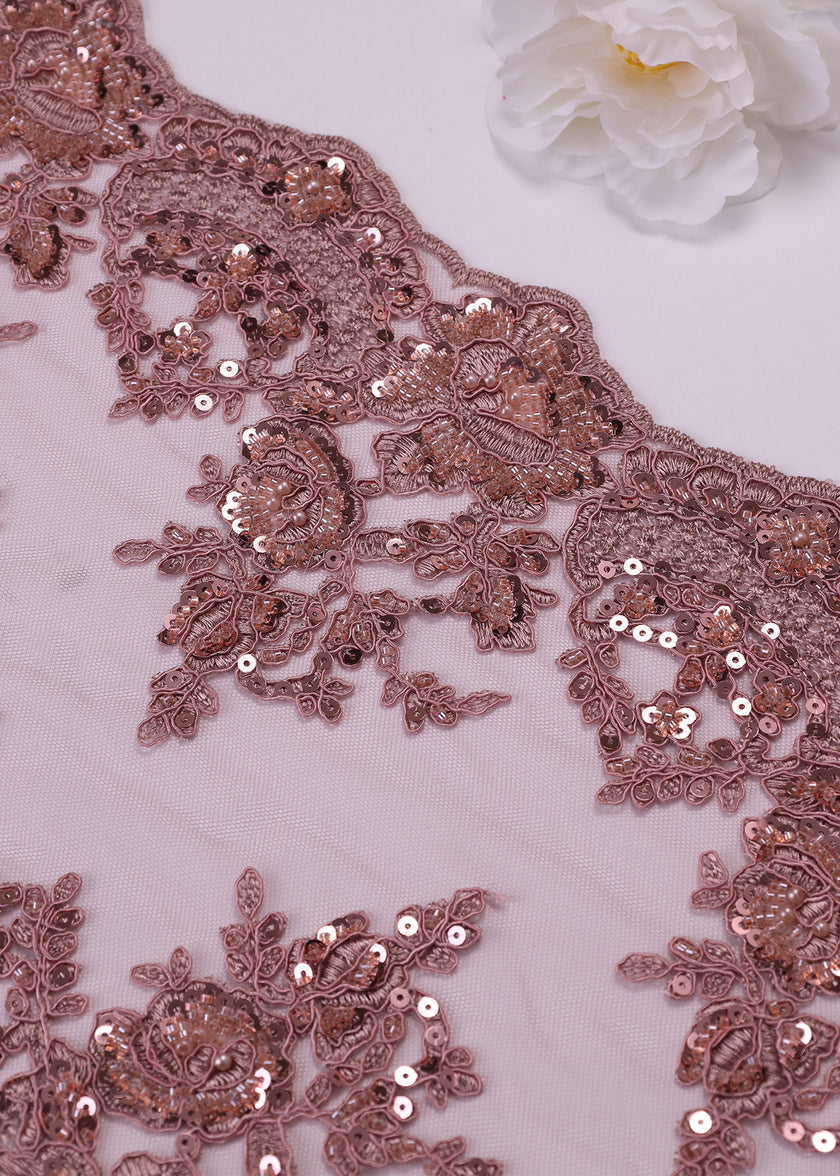 Beaded Border Lace
