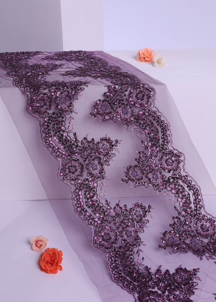 Beaded Border Lace