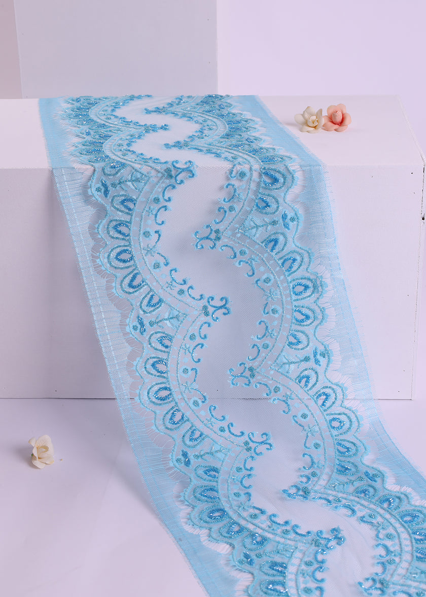 Premium Beaded Border Lace