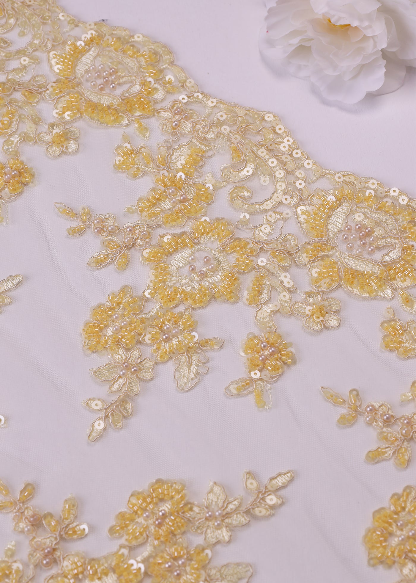 Beaded Border Lace