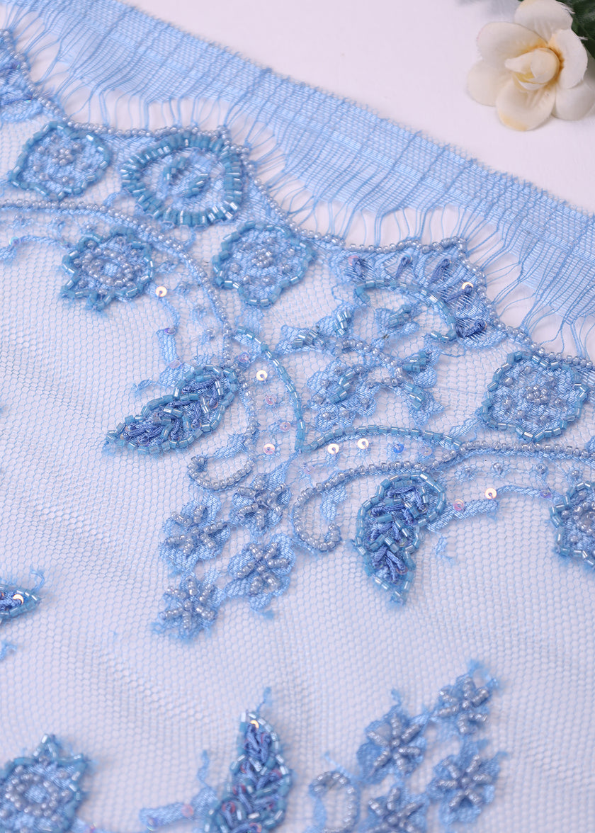 Premium Beaded Border Lace
