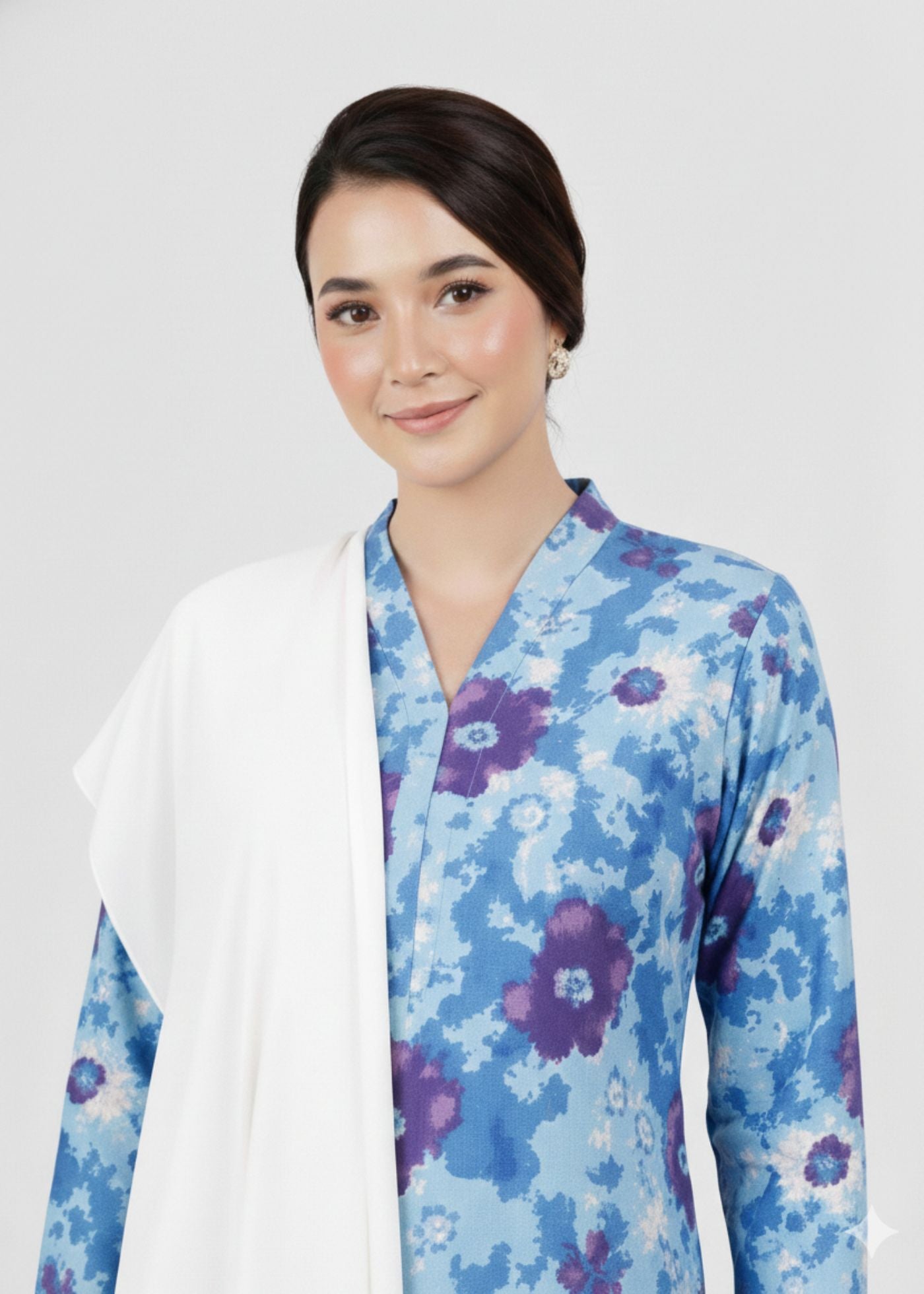Fateema Abstract Cotton Kebaya