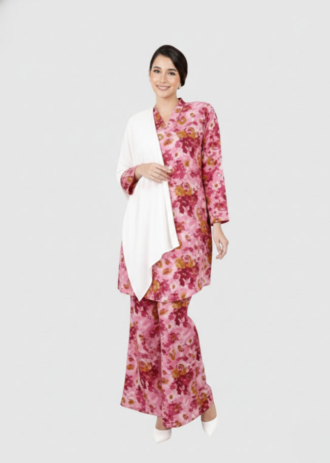 Fateema Abstract Cotton Kebaya